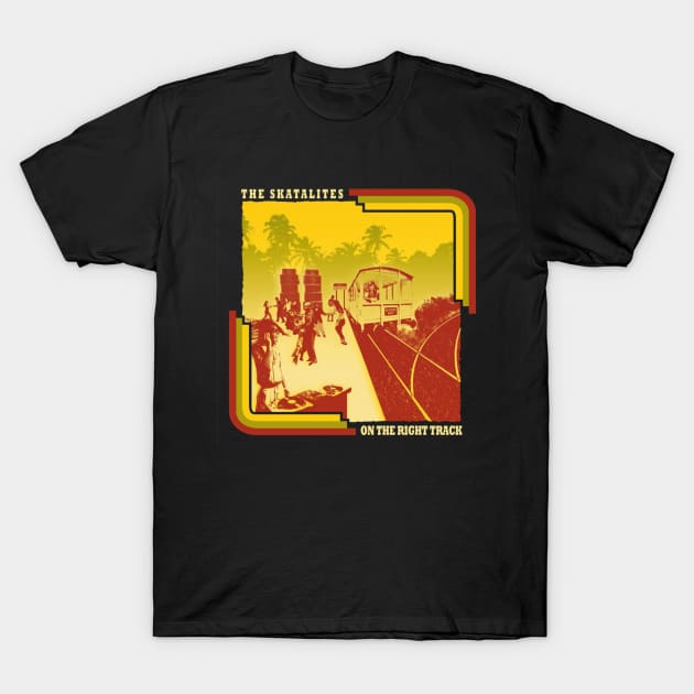 The Skatalites On The Right Track T-Shirt by Tarat Taban